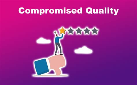 quality and reliability are compromised